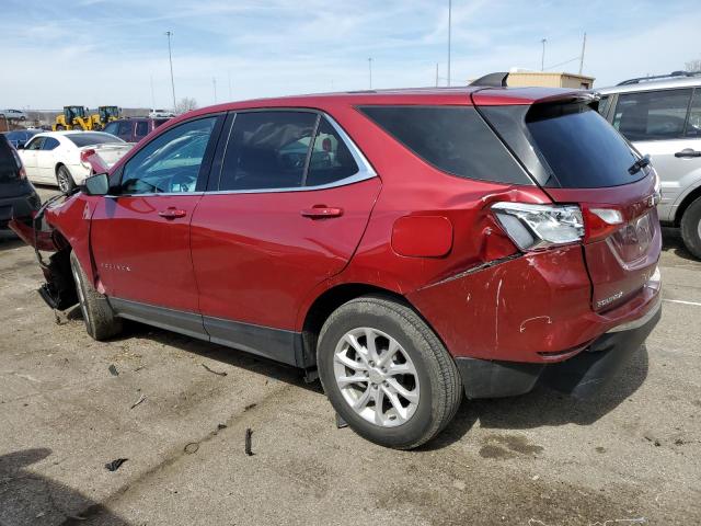 3GNAXJEV2JL272538 - 2018 CHEVROLET EQUINOX LT RED photo 2