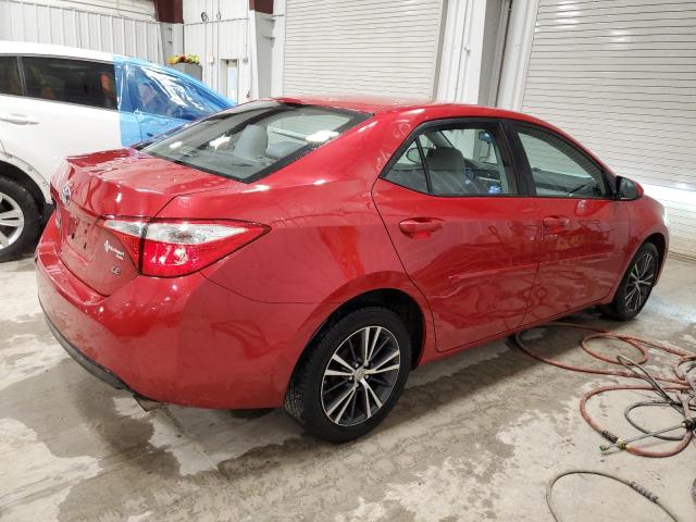 2T1BURHE8GC669540 - 2016 TOYOTA COROLLA L RED photo 3