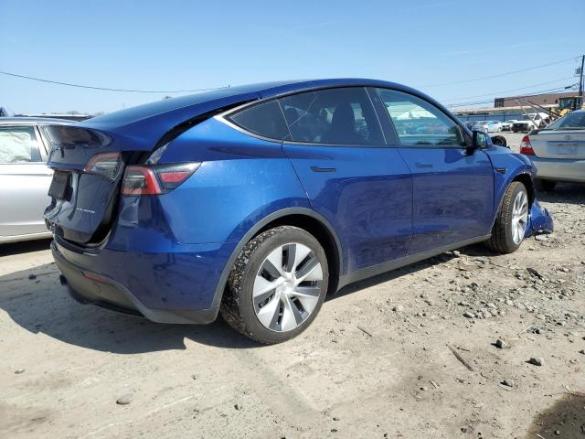 5YJYGAEE2MF190710 - 2021 TESLA MODEL Y BLUE photo 3