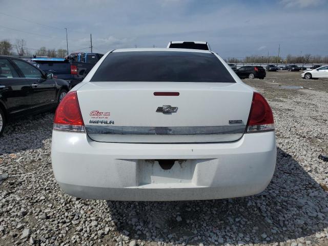 2G1WF5EK2B1288863 - 2011 CHEVROLET IMPALA LS WHITE photo 6