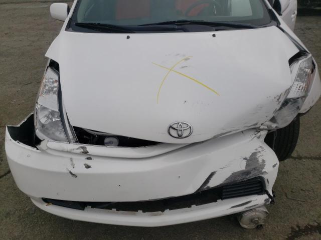 JTDKB20U150125582 - 2005 TOYOTA PRIUS WHITE photo 11