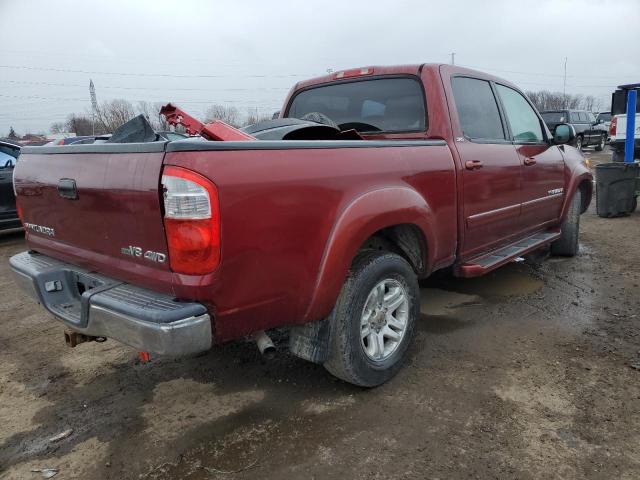 5TBDT44194S460725 - 2004 TOYOTA TUNDRA DOUBLE CAB SR5 MAROON photo 3