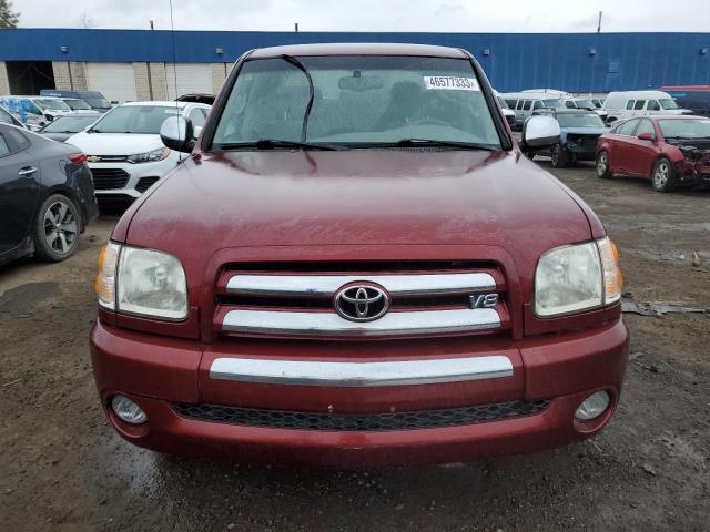 5TBDT44194S460725 - 2004 TOYOTA TUNDRA DOUBLE CAB SR5 MAROON photo 5