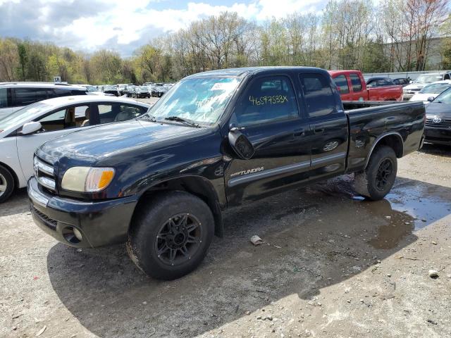 5TBRN34103S417738 - 2003 TOYOTA TUNDRA ACCESS CAB SR5 BLACK photo 1