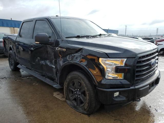 1FTEW1EP4HFA73557 - 2017 FORD F150 SUPERCREW BLACK photo 4