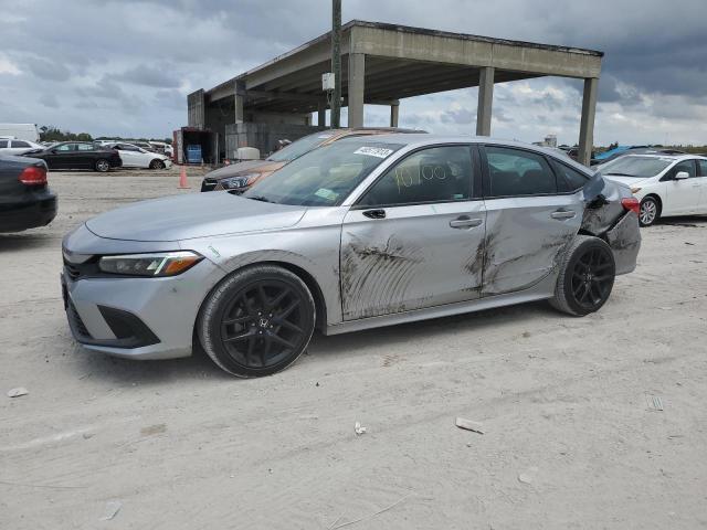 2HGFE2F57NH557910 - 2022 HONDA CIVIC SPORT 银色 照片 1