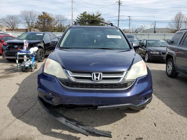 5J6RE3H38AL016594 - 2010 HONDA CR-V LX BLUE photo 5