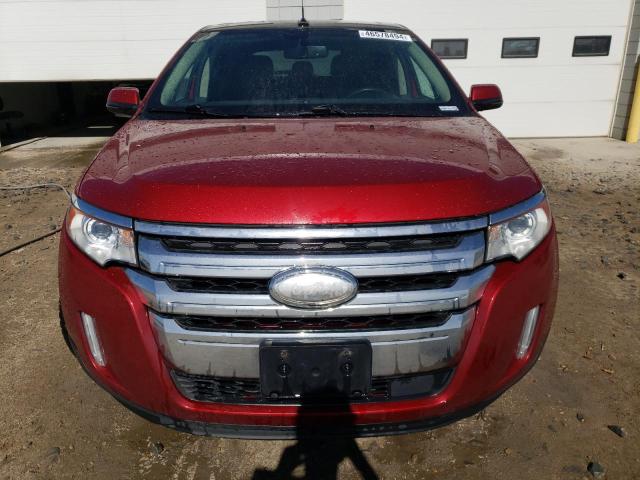 2FMDK4KCXDBB65435 - 2013 FORD EDGE LIMITED RED photo 5