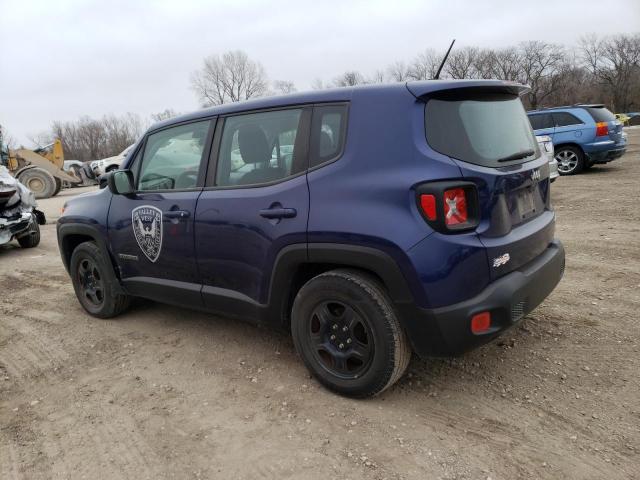 ZACCJAAT3GPE43983 - 2016 JEEP RENEGADE SPORT BLUE photo 2