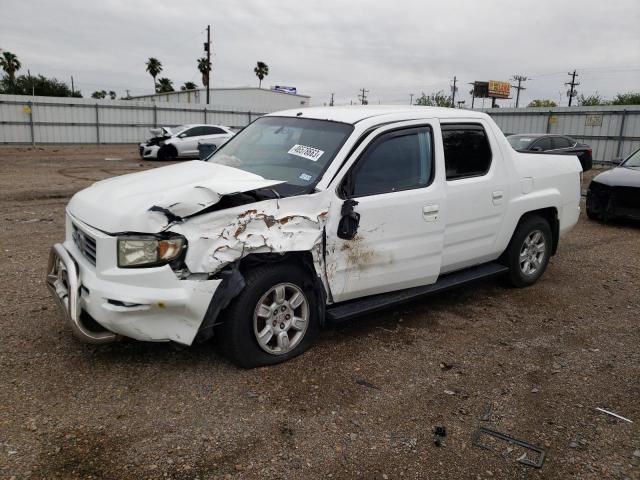 2HJYK16466H502377 - 2006 HONDA RIDGELINE RTS WHITE photo 1