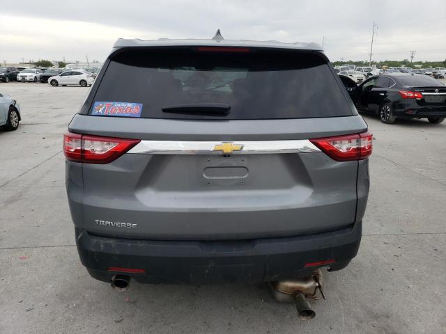 1GNERFKW4MJ142908 - 2021 CHEVROLET TRAVERSE LS GRAY photo 6