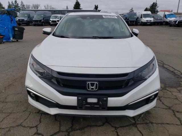 JHMFC1F39KX006591 - 2019 HONDA CIVIC EX WHITE photo 5