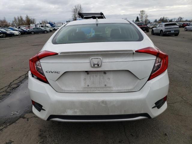 JHMFC1F39KX006591 - 2019 HONDA CIVIC EX WHITE photo 6