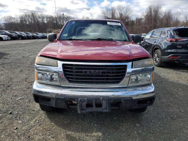 1GTDT136468119713 - 2006 GMC CANYON RED photo 5