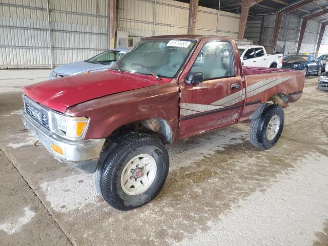 JT4RN01P1M0026505 - 1991 TOYOTA PICKUP 1/2 TON SHORT WHEELBASE DLX MAROON photo 1