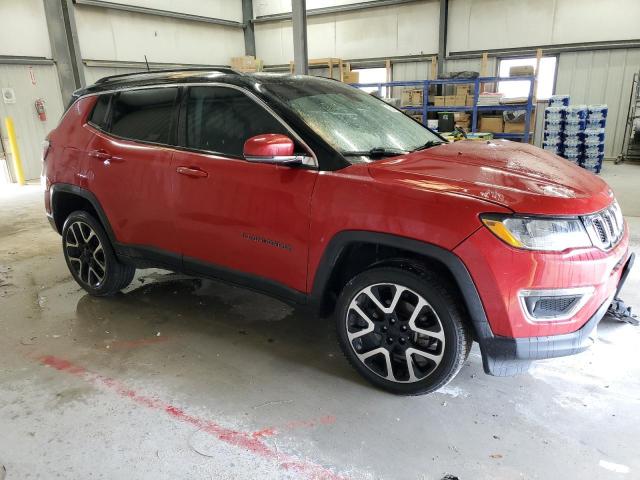 3C4NJDCB7JT337034 - 2018 JEEP COMPASS LIMITED RED photo 4