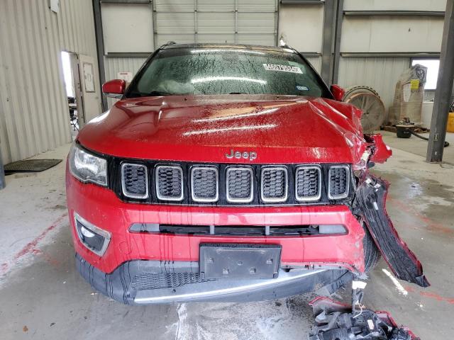 3C4NJDCB7JT337034 - 2018 JEEP COMPASS LIMITED RED photo 5