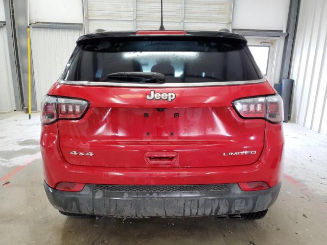 3C4NJDCB7JT337034 - 2018 JEEP COMPASS LIMITED RED photo 6