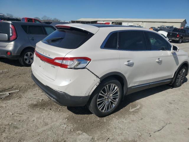 2LMPJ8LR0HBL18702 - 2017 LINCOLN MKX RESERVE أبيض صورة 3