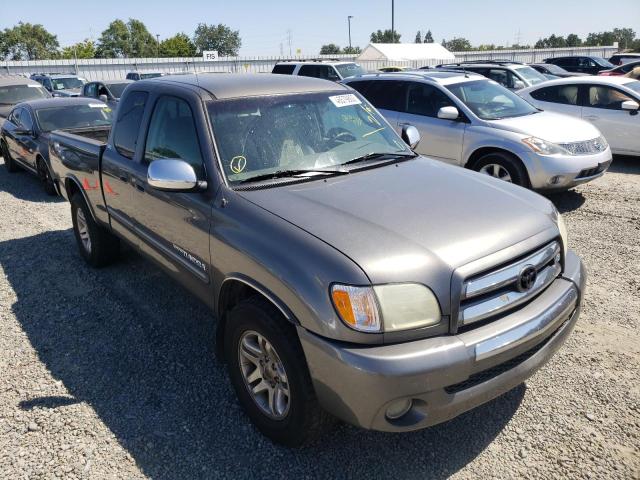 5TBRT34103S413758 - 2003 TOYOTA TUNDRA ACCESS CAB SR5 GRAY photo 1