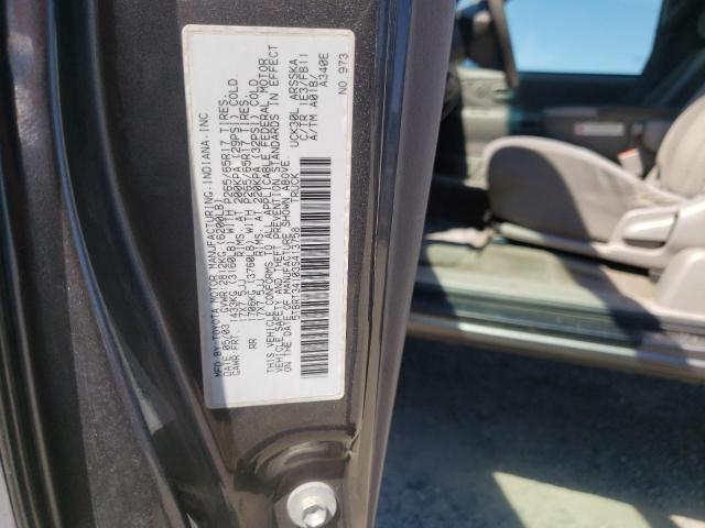 5TBRT34103S413758 - 2003 TOYOTA TUNDRA ACCESS CAB SR5 GRAY photo 10