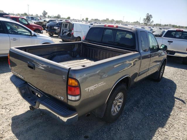 5TBRT34103S413758 - 2003 TOYOTA TUNDRA ACCESS CAB SR5 GRAY photo 4