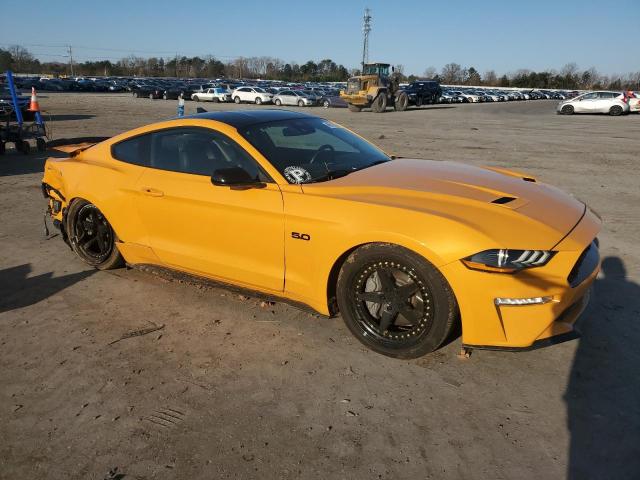 1FA6P8CF9N5125728 - 2022 FORD MUSTANG GT GOLD photo 4