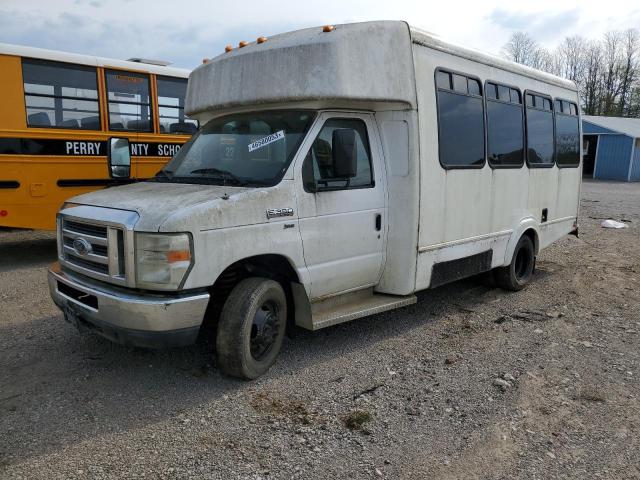 1FDEE3FL4BDB09661 - 2011 FORD ECONOLINE E350 SUPER DUTY CUTAWAY VAN WHITE photo 1