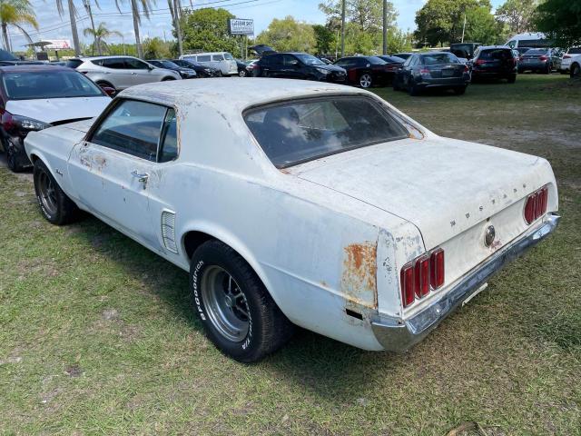 9R01F177145 - 1969 FORD MUSTANG 2D WHITE photo 3