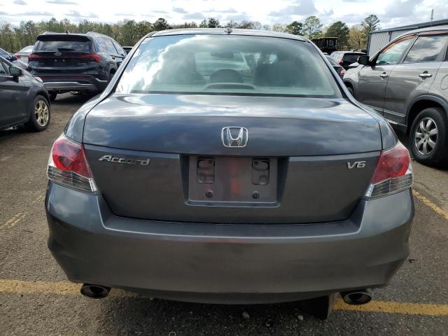 1HGCP36899A000594 - 2009 HONDA ACCORD EXL GRAY photo 6