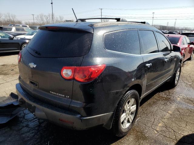 1GNKVJED9CJ156281 - 2012 CHEVROLET TRAVERSE LT BLACK photo 3