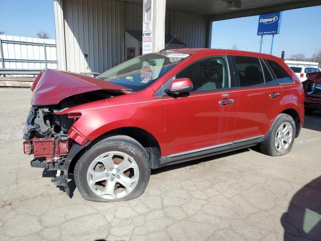 2FMDK3JC3BBB17669 - 2011 FORD EDGE SEL MAROON photo 1