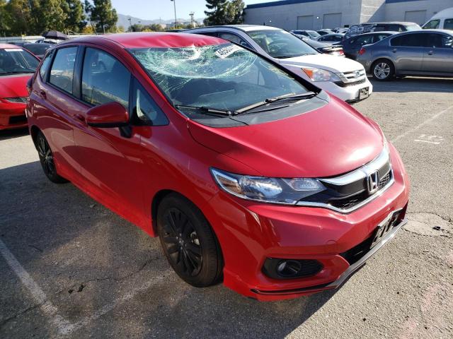 3HGGK5H6XLM728068 - 2020 HONDA FIT SPORT RED photo 4