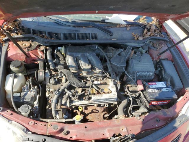 JTNBK46K173001164 - 2007 TOYOTA CAMRY LE RED photo 12