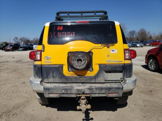 JTEBU11F970012174 - 2007 TOYOTA FJ CRUISER YELLOW photo 6