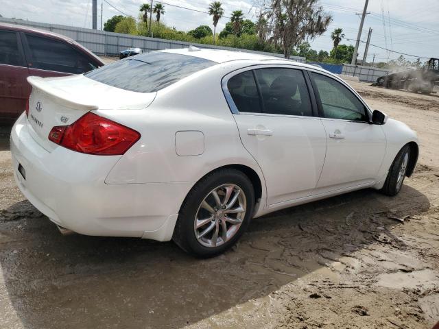 JNKCV61E79M306662 - 2009 INFINITI G37 BASE WHITE photo 3