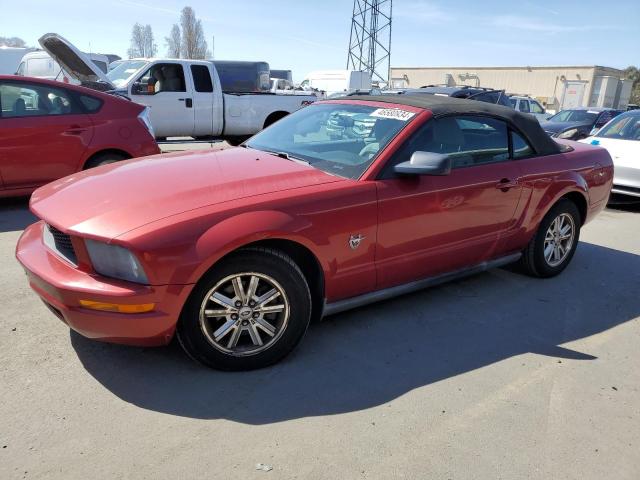 1ZVHT84N295112505 - 2009 FORD MUSTANG RED photo 1