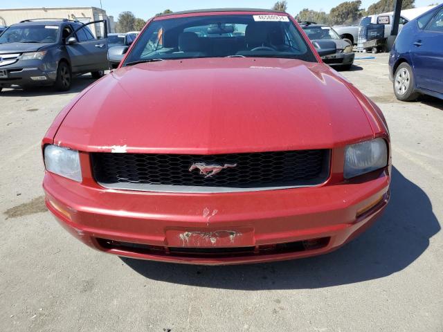 1ZVHT84N295112505 - 2009 FORD MUSTANG RED photo 5