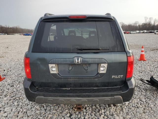 5FNYF18424B005562 - 2004 HONDA PILOT EX GRAY photo 6