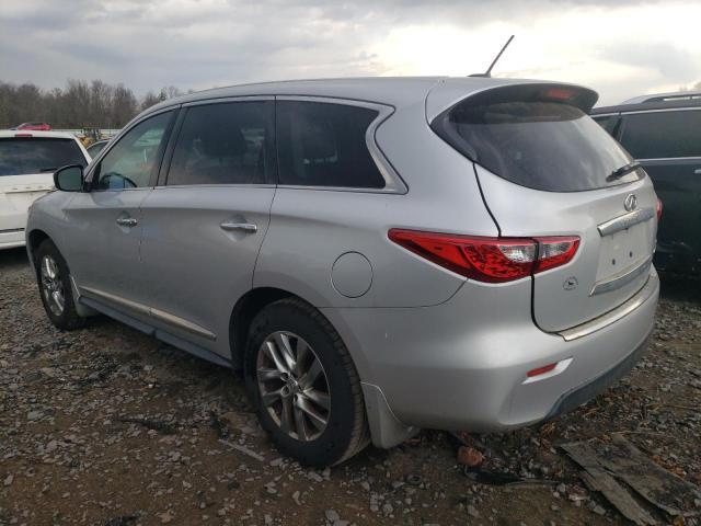 5N1AL0MM9DC352342 - 2013 INFINITI JX35 SILVER photo 2