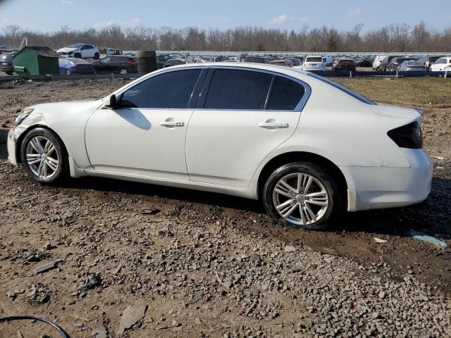 JN1CV6AR2DM356398 - 2013 INFINITI G37 WHITE photo 2