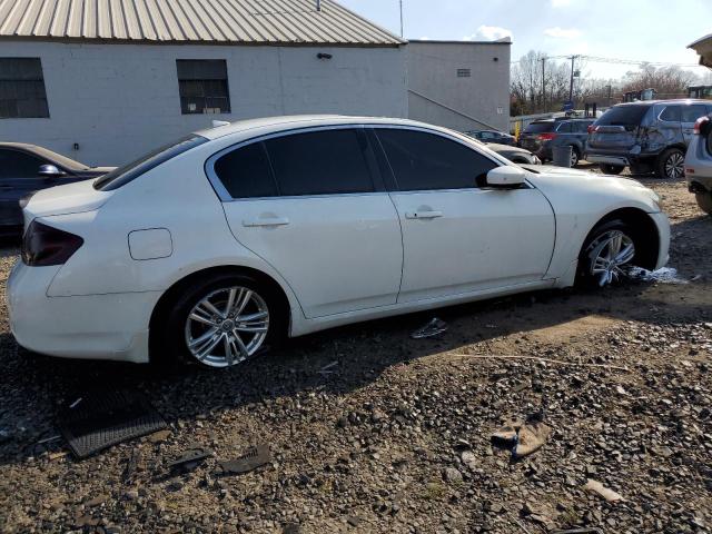 JN1CV6AR2DM356398 - 2013 INFINITI G37 WHITE photo 3