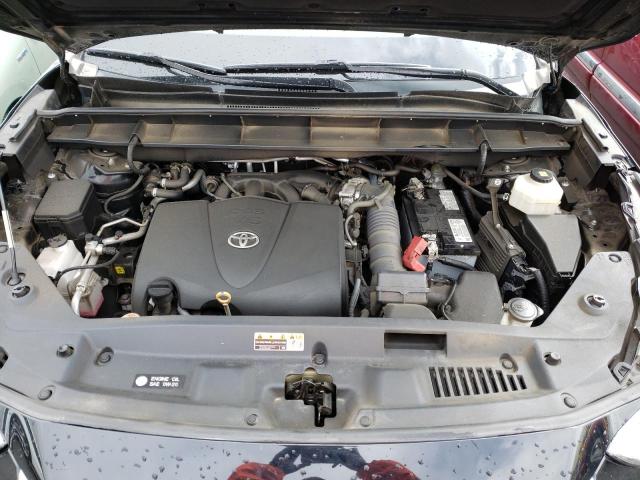 5TDHZRAH4LS002420 - 2020 TOYOTA HIGHLANDER XLE BLACK photo 12