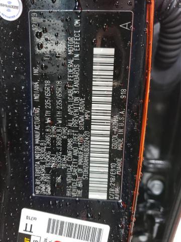 5TDHZRAH4LS002420 - 2020 TOYOTA HIGHLANDER XLE BLACK photo 13