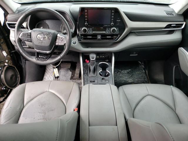 5TDHZRAH4LS002420 - 2020 TOYOTA HIGHLANDER XLE BLACK photo 8