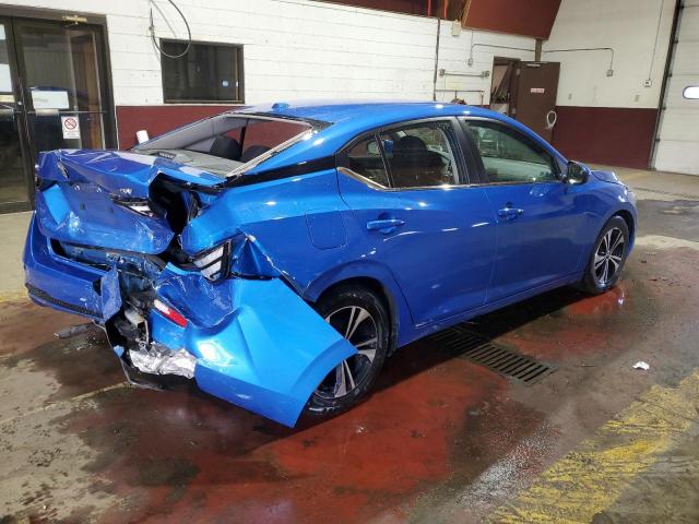 3N1AB8CV0NY289000 - 2022 NISSAN SENTRA SV BLUE photo 3