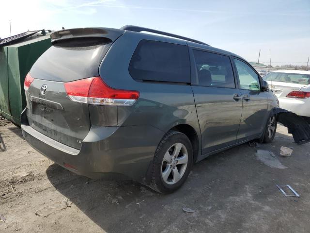 5TDKK3DC2ES519709 - 2014 TOYOTA SIENNA LE GRAY photo 3