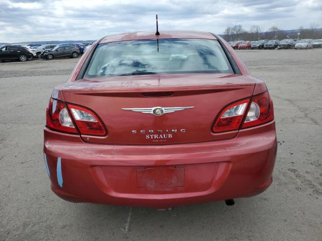 1C3LC46K97N621307 - 2007 CHRYSLER SEBRING RED photo 6