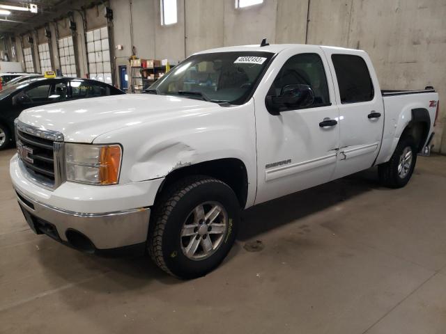 3GTRKVE3XAG172096 - 2010 GMC SIERRA K1500 SLE WHITE photo 1