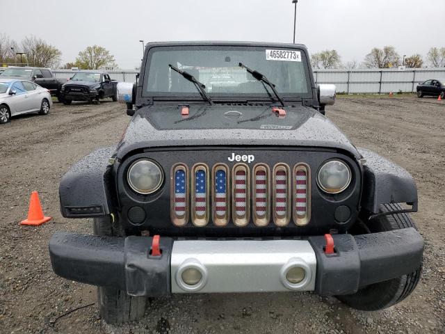 1J4FA54118L569452 - 2008 JEEP WRANGLER SAHARA BLACK photo 5